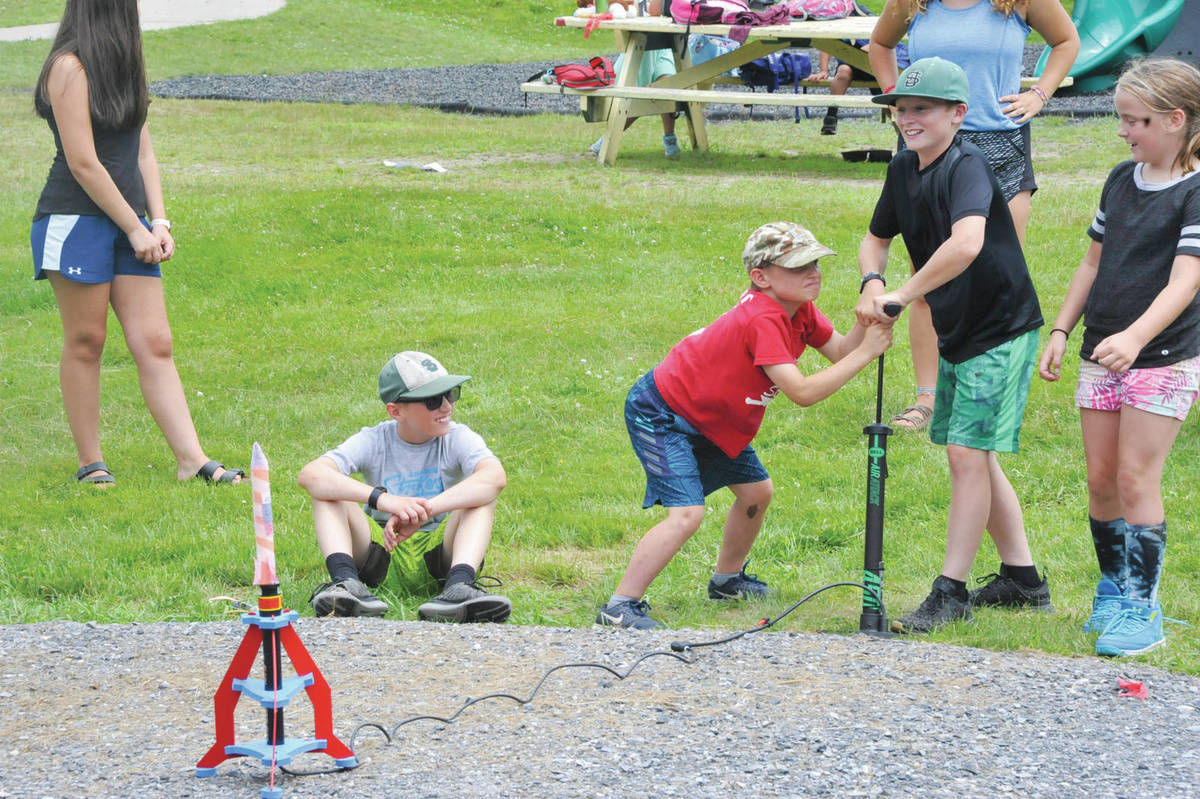 Kids Have A Blast At Waterford School Rocket Camp